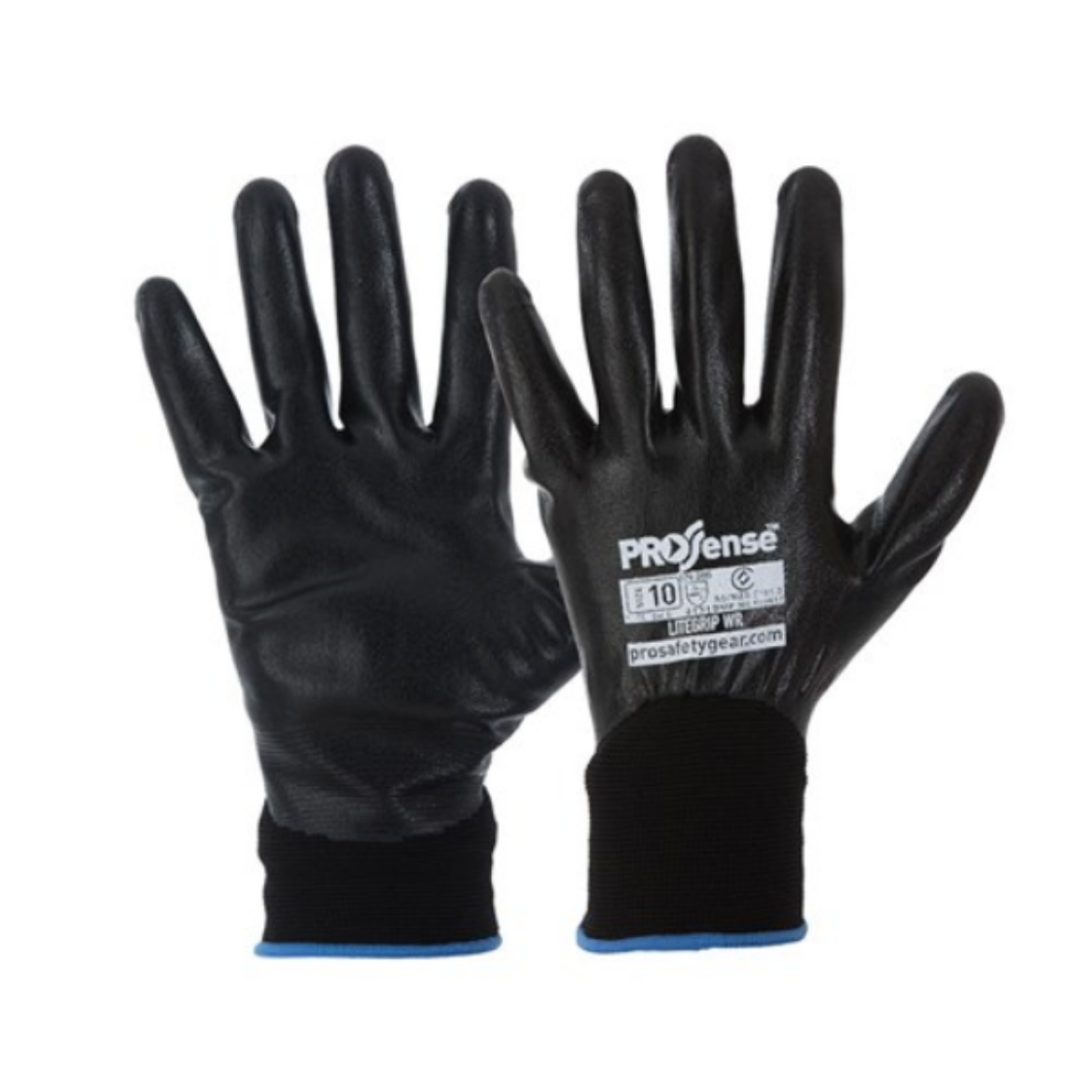 Picture of NNFWR - LITE-GRIP FULL DIP W/R NITRILE FOAM ON NYLON LINER GLOVES. SIZE 7